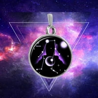 Hanxiulin horoskopski znak ogrlicu Ogrlica s ogrlicom za rođendan za žene i muške