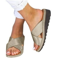 Ženske sandale Ljeto odobrenje, podrška udobne sandale za hodanje Žene Dression Comfy platforme casual