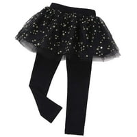 Little Girls Bezbedlesne gamaše s tutu ruffle twinkle zvijezda suknja rastegnuta pamučna pantkerka