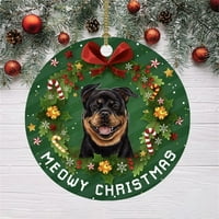 Loopsun Božić smiješan ukras Božićni pas uzorak privjesak božićni ukrasi