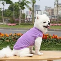 Park pse prazne košulje pune boje okruglih vrata majice pamučni prozračni i meko štene prsluk ljeta