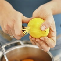 Kuhinjski pribor za pribor, WQQzjj kuhinjski uređaji, nehrđajući čelik limunski rešetak sa visećim petljom