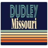 Dudley Missouri Vinil naljepnica za naljepnicu Retro dizajn