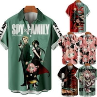Anime Plus size Crewneck Havajska majica Stilska party odjeća za teen i odrasla osoba