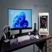 Velztorm White Verti GAMING Custom Desktop