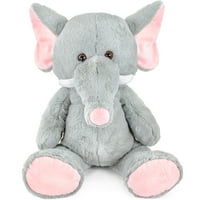 Super soft plišani slon punjene životinjske igračke, divna džumbo džungla životinja
