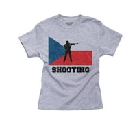 Češka Olympic - Shoot - zastava - Silovi majica od silueta Boy