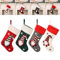 Ruibeauty božićna čarapa bez lica sa likovima santa santa bombona poklon torbe Xmas Drvo viseći dekor
