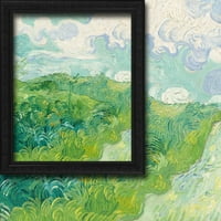 3s bratov svjetski klasični umjetnički remek djelo Tapiestry - Vincent Van Gogh Green WHOGH polja pšenica Klasična umjetnost tapiserija Antique Vintage Collection Početna Dekor - izrađen u Turskoj