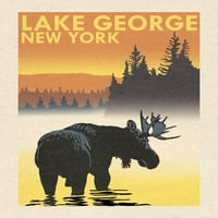 Jezero George, New York, Moose u zoru