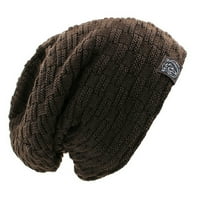 Anvazise Winter Beanie Unise elastični pleteni meki muški šešir za svakodnevno trošenje