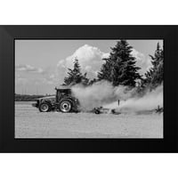 Highsmith, Carol Crni moderni uokvireni muzej umjetnički print naslovljen - poljoprivredni traktor-Washington