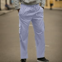 Ealityy Pant za muškarce ravno fit radni dan kaki fleta hlače sportske pantalone za trenerke za muškarce