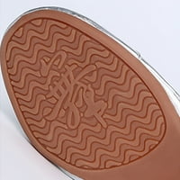 Aaiymet ženske sandale Ženske čvrste boje kopča dvostruka gumena gumena gumene pete guste pete cipele
