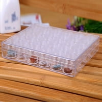 Yuedong Clear Plastične kutije za pohranu kutija sa spremištima Sklapanja za dijamantnu sliku BO Organizatori sa poklopcem za nakit DIY Nail Art Mali predmeti