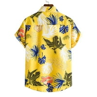 Havajske košulje za muškarce kratki rukav tropskim grafičkim grafikom u boji za odmor u boji za odmor