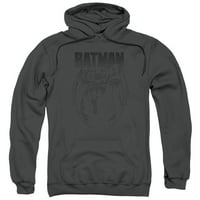 Batman - siva buka - pull-preko hoodie - X-Veliki