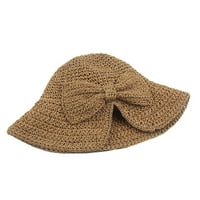 Miayilima kašika kape za muškarce dame dame slame ribarsku plažu Ljetni modni šešir casual kape za sunčanje