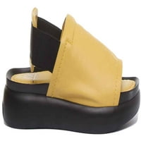 Jessica ženska platforma otvorena sandala za prste u žutoj veličini 6