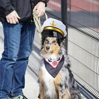 Beelittle Pet Captain kostim set pasa mačja morska kapu sa mornari kostim pribor za mačju štene mornarsko