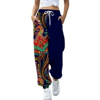 Aaimomet Womens Joggers sa džepovima Ženski jogeri sa džepovima - visoki struk joga hlače za vježbanje