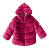 Dječja jakna za djecu Jesen Modna zimska dječja dječja ovratnica Soild Jackets Topla kaputa sa kapuljačom