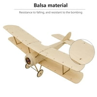 DWh K Sopwith PUP RC Airplane Balsa Wood Aircraft Wingpan Vanjski let igračke za dječje dječake Diy