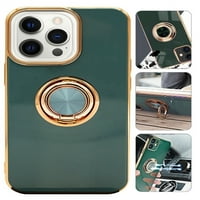 Modni prsten magnetni GPS nosač telefona za telefon za iPhone 13PRO - zelena