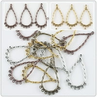 Šuplje naušnice čari DIY nakit izrada ogrlica za obrtni materijal ogrlice