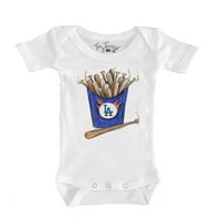 Dojenčad sitni otvor bijeli los Angeles Dodgers Hot Bats Bodysuit