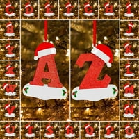 Miayilima Božićni ukrasi Božićne abecede ukrasi abeceda Personalizirani ukrasi Božićni personalizirani kućni dekor
