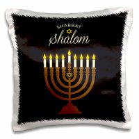 3Droza Shabbat Shalom Hebrew Izrael Religion Svijeća - jastuci, prema