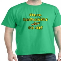 Cafepress - Feliz Cumpleanos tamna majica - pamučna majica