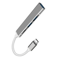 Priključna stanica Mini utikač i reproducirajte aluminijsku leguru visoke čvrstoće u USB tipu C HUB-u