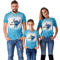 Majica Porodična odijela Anime Stitch Majica Ljetni vrhovi Stilski kratki rukav Crew Crt Majica Mammy