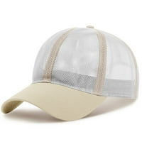 Ženski šeširi muškarci za žene-obojen sunčani šešir podesivi kapa za bejzbol hrp šešir