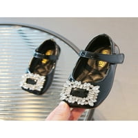 Djeca Stanovi Comfort Mary Jane Sandale Square Toe Haljina Cipele Girls Lightweight princeze cipele