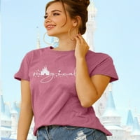 Majica za dvorcu Žene Dvorac Grafičke majice kratkih rukava Porodični za odmor