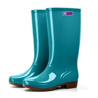 Vodootporne čizme Neklizne žene čizme dame dame kišne cipele visoke gumene kiše ženske čizme, plavo