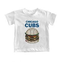 Mladi maleni kauč bijeli Chicago Cubs Burger majica