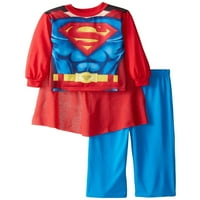 Superman Little Boys 'New Supersuit 2-komadni pidžamatski set, crvena, veličina: 8