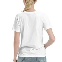 Kolaž Texas States Umjetničke Teksasne majice kratkih rukava s jedinstvenim otisci za žene