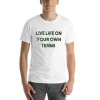 2xl Camo Živi život na vlastitim uvjetima pamučna majica kratkih rukava po nedefiniranim poklonima