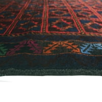 Vintage Muqsit plava smeđa tepih, 2'11 5'1