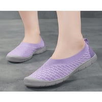 Žene stanovi ravne cipele za hodanje Udobne tenisice Ženske neklizajuće čarape za čarape dame kliznu