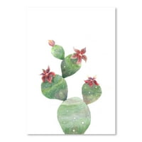 AmericanFlat Cvjetovi kaktus Tanya Shumkina Poster Art Print