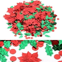 Tebru Božić Simbolic Dizajn Bright Confetti Party Decoration set za ukrašavanje, tablice konfete, tablice konfeti ukras