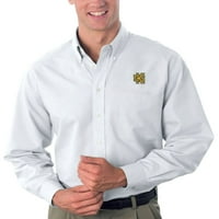 Muški bijeli Kennesaw State Sove Big & visoka majica s majicom Oxford