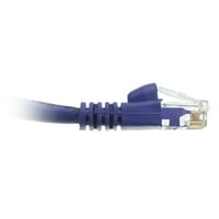 EDRAGON 35 'CAT5E Purple Ethernet patch kabel, bezobzirno oblikovano čizma, od
