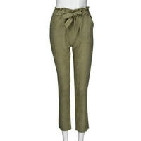 Haljine casual pantalone za žene Ležerne ljetne hlače za žene pod povremenim hlačama Visoke elastične